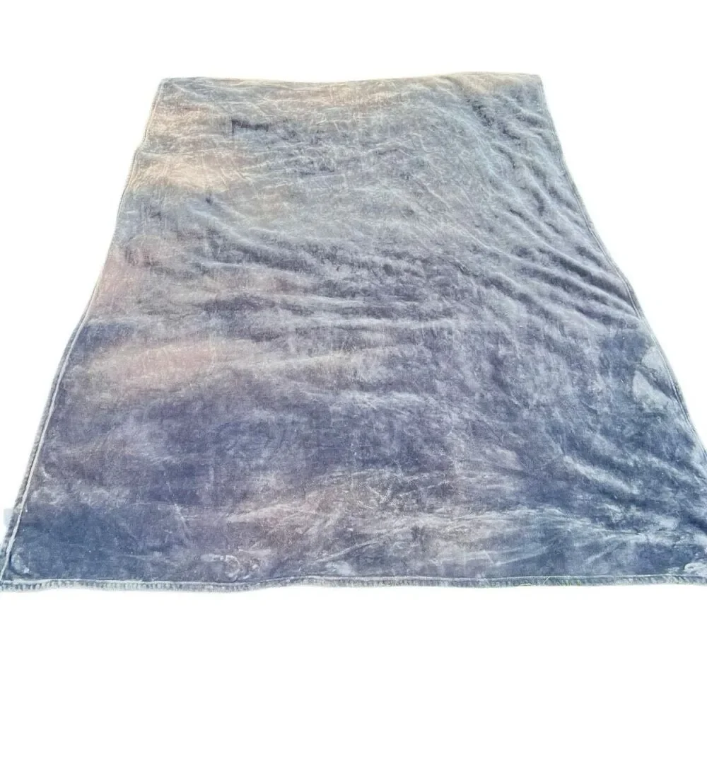 Bare Home Microplush Fleece Blanket Gray
